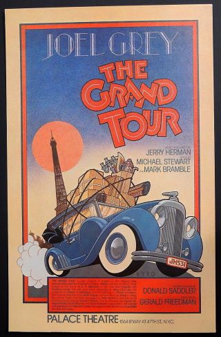 Triton Offers Orig1979 Broadway Poster The Grand Tour Joel Grey Jerry Herman
