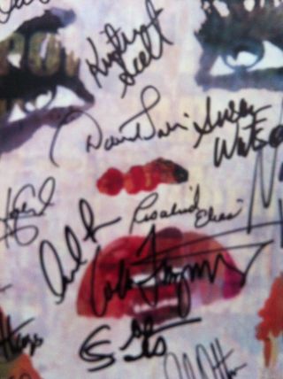 Follies Broadway Cast Signed Windowcard Autographed