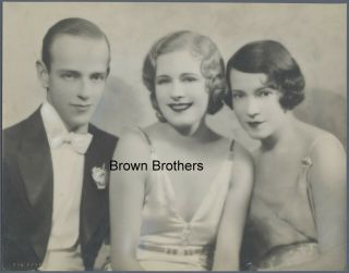1930 Ziegfeld Fred & Adele Astaire Marilyn Miller Oversized Dbw Photo Hal Phyfe