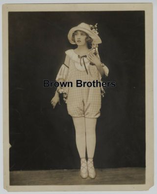 1924 Ziegfeld Girl Doris Eaton Oversized Dbw Photo By Alfred Cheney Johnston Bb