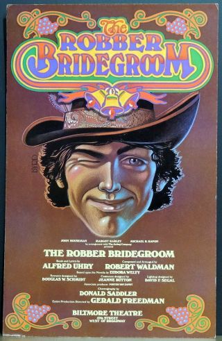 Triton Offers 1976 Broadway Poster The Robber Bridegroom Musical