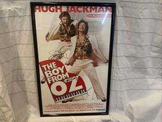 The Boy From Oz Broadway Window Card (14 " X 22 ") Signed By Hugh Jackman And Cast