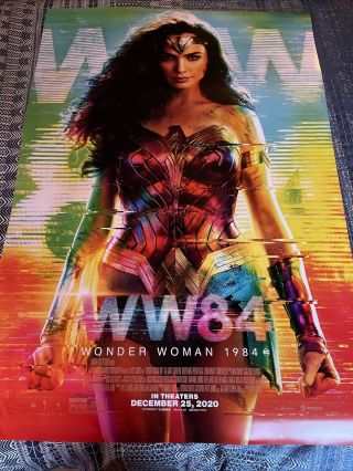 Wonder Woman 1984 Theatrical Poster 27x40 D/s Near Release Poster Ver 2