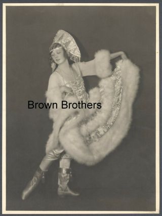 1920 Ziegfeld Follies Star Marilyn Miller In " Sally " Oversized Dbw Photo 1 - Bb
