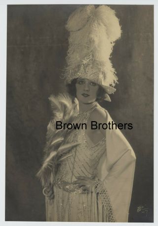 1920 Ziegfeld Follies Marilyn Miller " Sally " Oversized Dbw Photo By White - Bb