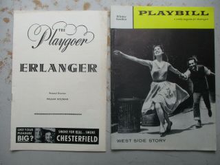 West Side Story - 1957 Philadelphia Tryout Playbill & 1959 Broadway
