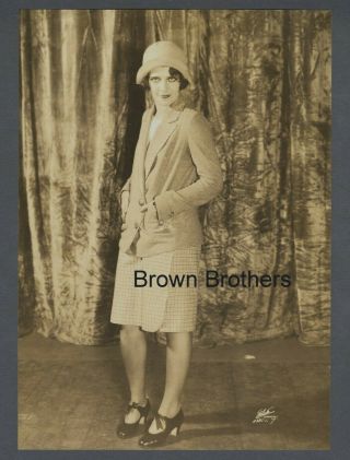 1927 Broadway Actress Ruby Keeler Al Jolsons Wife Oversized Photo By White - Bb