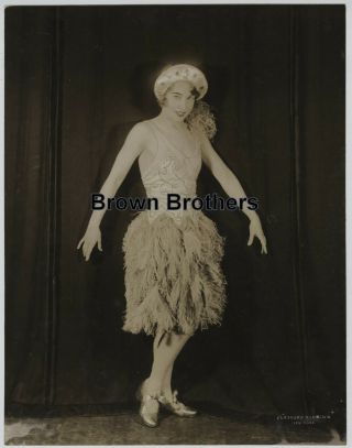 1927 Ziegfeld Girl Doris Eaton Oversized Dbw Photo Blind Stamp Florence Vandamm