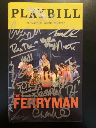 " The Ferryman " Opening Night Playbill Signed By Cast