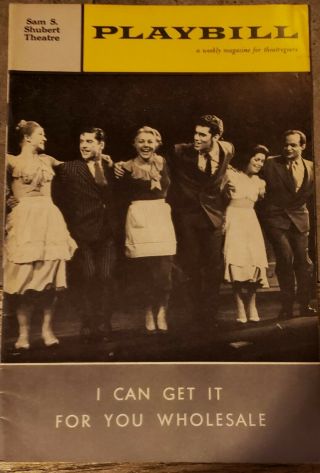 1962 I Can Get It For You Playbill - Shubert Theatre - Barbra Streisand