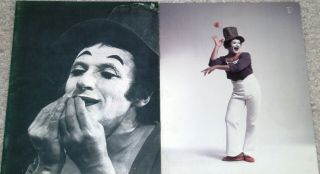 Marcel Marceau - 2 Different Souvenir Tour Programs - 1978 - 1981 - The Art Of Mime