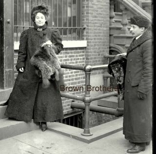 1890 Maggie Mitchell Girlfriend John Wilkes Booth Glass Camera Negative 2 - Bb