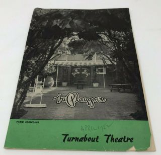 Playgoer Program Turnabout Theatre 1952 With Elsa Lancaster Yale Puppeteers