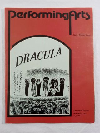 1978 Performing Arts Center Ahmanson Theatre Dracula Jeremy Brett David Hurst