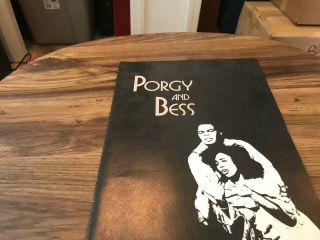 Vintage 1979 Porgy And Bess Souvenir Program,  Opera Broadway Theater