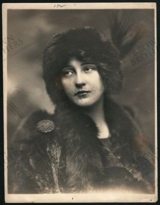 Reine Davies 1900s Vintage Vaudeville Singer And Actress Promotional Photo