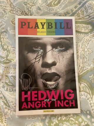 Hedwig And The Angry Inch Signed Pride Playbill Neil Patrick Harris Lena Hall