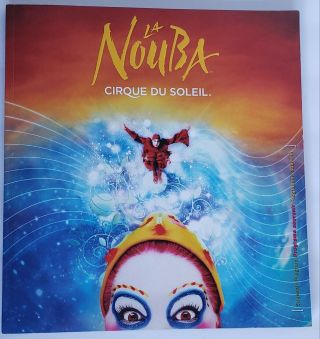 Cirque Du Soleil La Nouba Souvenir Program Paperback Book Disney Show Acrobatics