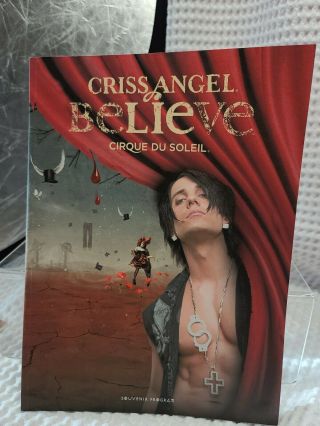 Criss Angel Mind Freak Believe Cirque Du Soleil Las Vegas Souvenir Program