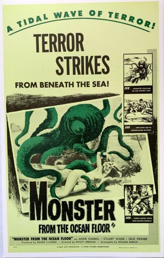 Monster Fron The Ocean Floor Benton Window Card
