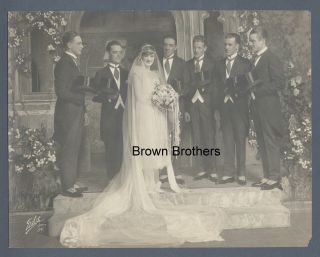 1920 Broadway Marilyn Miller " Sally " Wedding Scene Oversized Dbw Photo By White