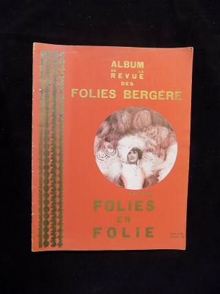 1920’s Folies Bergere Program Album Mistinguett Cover