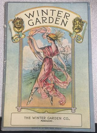 Winter Garden Program.  June 1919.  Monte Cristo,  Jr. ,  Lee & J.  J.  Shubert