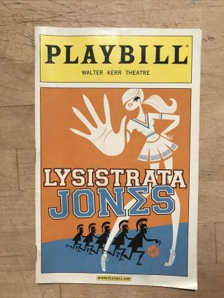Lysistrata Jones Nov 2011 Broadway Playbill Patti Murin Barrett Weed Jason Tam,