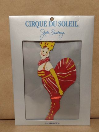 Judie Bomberger Cirque Du Soleil Saltimbanco Metal Ornament Hand Painted 5 "