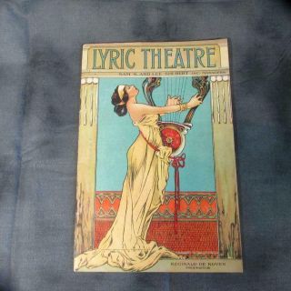 1912 Lyric Theatre Program,  York City,  " Little Boy Blue ",  Art Noveau