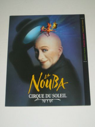 Cirque Du Soleil La Nouba Souvenir Program Paperback