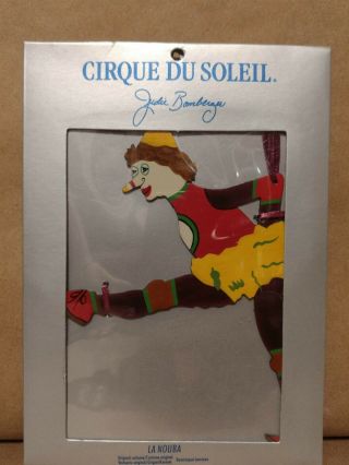 Judie Bomberger Cirque Du Soleil La Nouba Metal Ornament 5 " Hand Painted