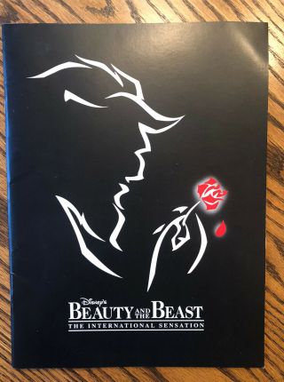 Beauty And The Beast Souvenir Program Disney Broadway Musical 2000