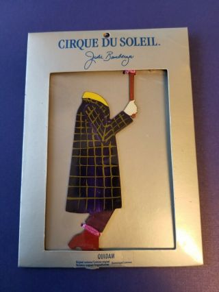 Cirque Du Soleil Invisible Man Hand Painted Metal Ornament Judie Bumberger