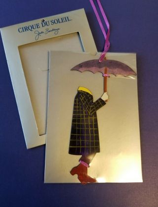 Cirque Du Soleil Invisible Man Hand Painted Metal Ornament Judie Bumberger 2