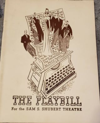 1940 The Philadelphia Story Playbill