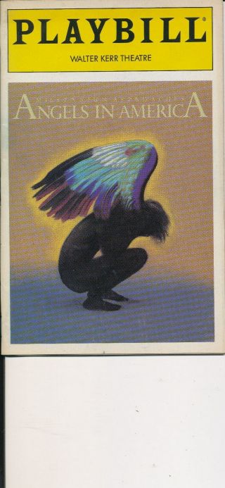 Cast Playbill " Angels In America Millennium Approaches " 1993 Nyc
