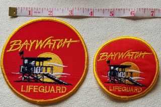 Very Rare Authentic Mini " Baywatch " Patch From Show 