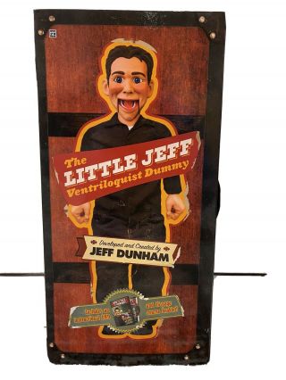 Neca Jeff Dunham The Little Jeff 30 " Ventriloquist Dummy Doll With Dvd And Book