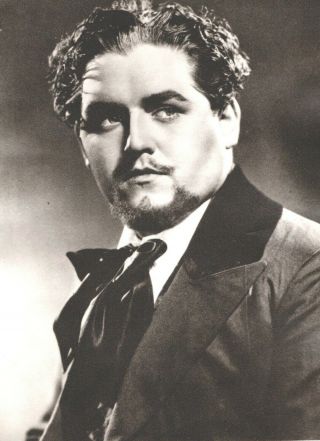 Jussi Bjorling Opera Tenor Vintage Photograph As Rodolfo In La Boheme
