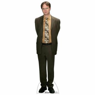 The Office Dwight Schrute Rainn Wilson Lifesize Cardboard Standup Standee Cutout