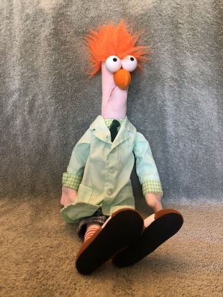 The Muppets Beaker Scientist Plush Doll Toy 18” Sababa Toys Jim Henson With Tags