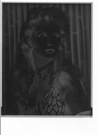 NEGATIVE & STILL PHOTO - SHEENA 1950S TV SHOW SERIES BW SEXY CHEESECAKE CLEAVAGE 2