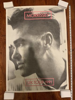 Morrissey Uk Tour 1991 Full Color Promo Poster