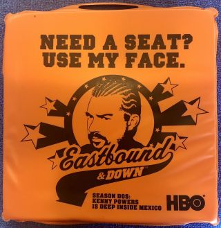 Eastbound And Down - Kenny Powers Stadium Seat Cushion - Hbo (rare)
