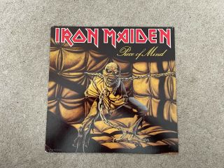 Iron Maiden - Piece Of Mind Promo Flat - Rare & Vintage 3
