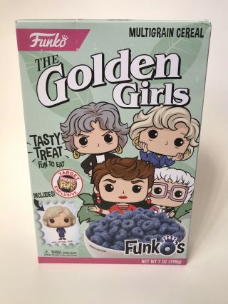 The Golden Girls Cereal With Betty White “rose” Pocket Pop Funko 2018