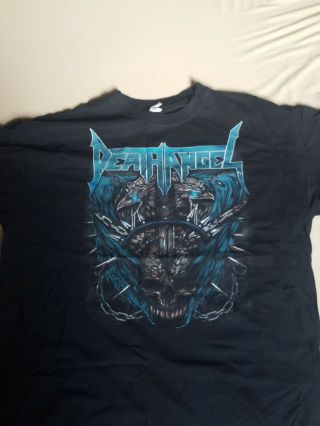 Death Angel Official Tour T Shirt The Evil Divide Across Europe 2017 Size Xl