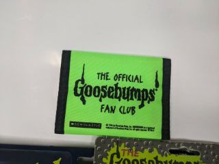 Goosebumps Official Fan Club Pack Paint Wallet Pen Stickers 2