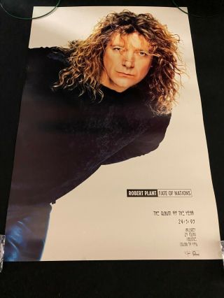 Robert Plant Fate Of Nations Vintage Rock & Roll Memorabilia Poster 2